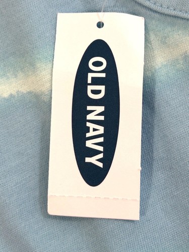 Old Navy Girls Maxi Dress XL 14-16 Blue White Tie Dye Striped Sleeveless Summer - Picture 4 of 11