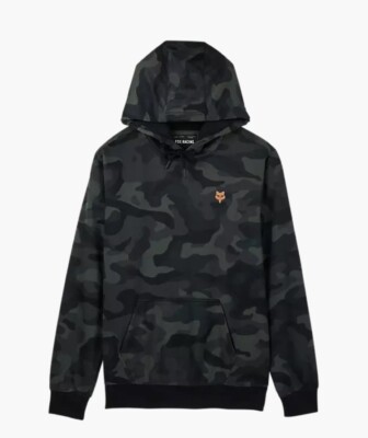 C様オーダー Fox Racing Fox Head Camo Pullover Hoodie Sweatshirt Black