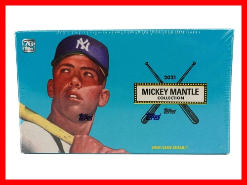 2021 Topps Baseball X Mickey Mantle Collection Box Box of 1 Pack of 5 Cards