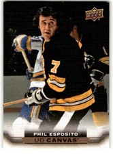 2015-16 Upper Deck UD Canvas Retired Stars Phil Esposito #C245 Boston Bruins