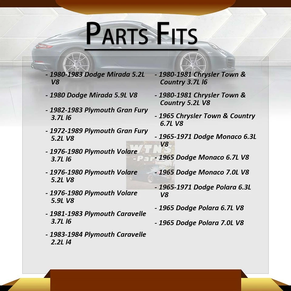 4x Mevotech Tie Rod Ends Front Inner Outer For Chrysler Newport 6.6L 1972-1978 - Image 3 of 4