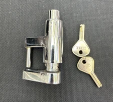 Coupler Lock Trailer 5/8 Stainless Steel Towing heavy duty 2 Keys