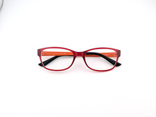 Esprit Eyeglasses, Frames Only, ET17445 531, 52-17-140, Plastic, Red/Orange