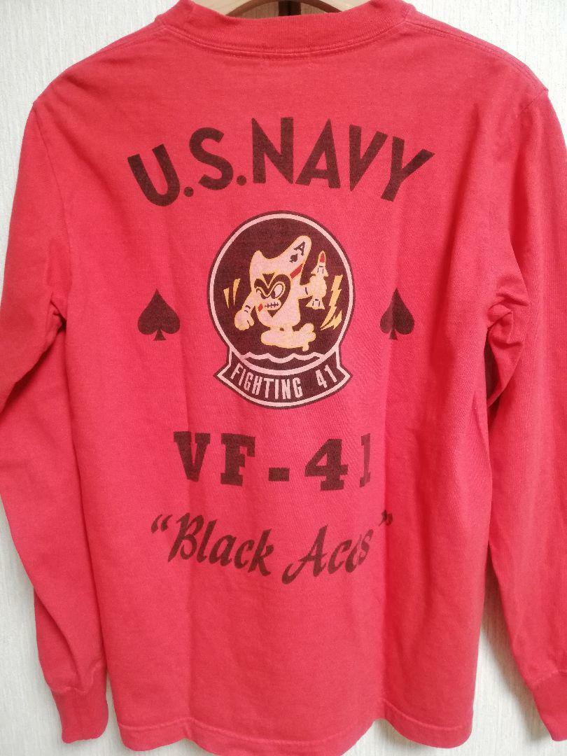 Buzz Rickson's Long Sleeve T-shirt Red Size S Used From