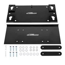 Winch Mount For Trailer Floor structural steel cross bars included 1/2” hardware