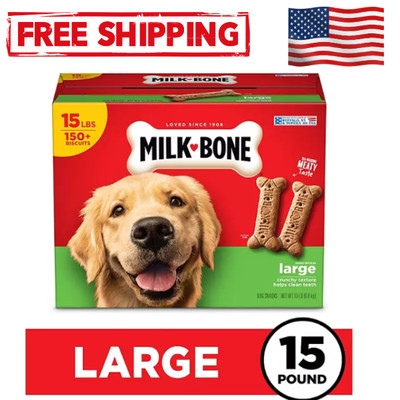 Milk-Bone Original Large Crunchy Dog Treat Biscuits (240 Oz.)