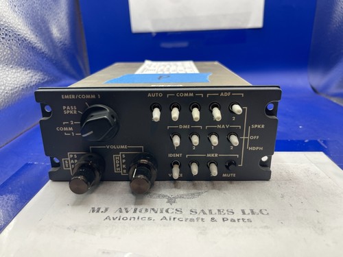 AVTECH AUDIO SELECTOR PANEL P/N 5646-1 WITH SERVICEABLE TAG
