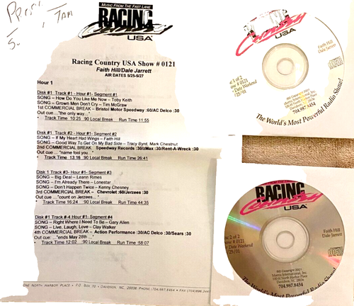 5/25/01 RACING COUNTRY USA FEATURES FAITH HILL & DALE JARRETT; CHARLIE DANIELS - 第 1/2 張圖片