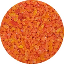 Wissmach Glass Frit Orange Opal Coarse 1lb.Jar 96 COE