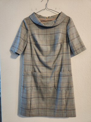 Trina Turk Women's Maleko Shift Dress, Brown Grey size