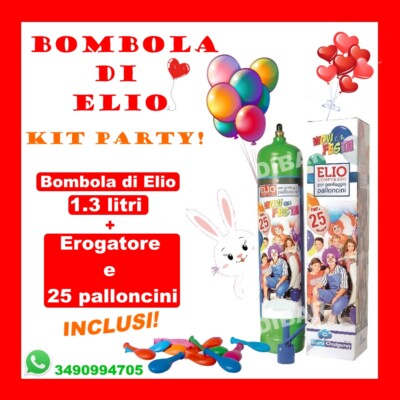 EROGATORE GAS ELIO LATTICE MYLAR - Palloncini Pubblicitari - Foto 2