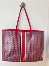 Tory Burch Large Tote Bag Gemini Link Red