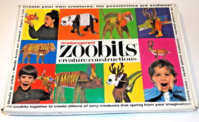Endangered Zoobits Creature Construction Puzzle Create 3D Animals Building Set