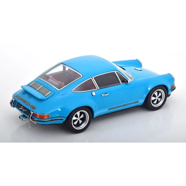 Kkdc180445 1/18 Singer 911 Coupe Turquoise Blue Diecast Minicar - Image 2 of 4