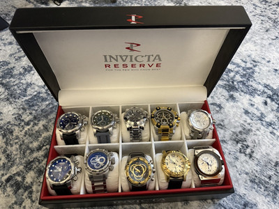 Invicta Reserve Watch Lot with Case