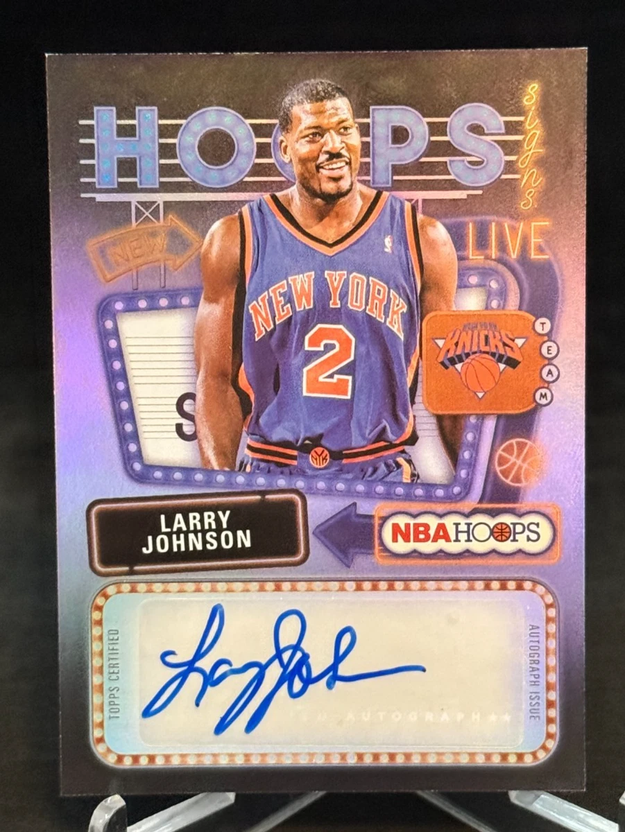 Larry Johnson New York Knicks Basketball Sports Trading Cards for 