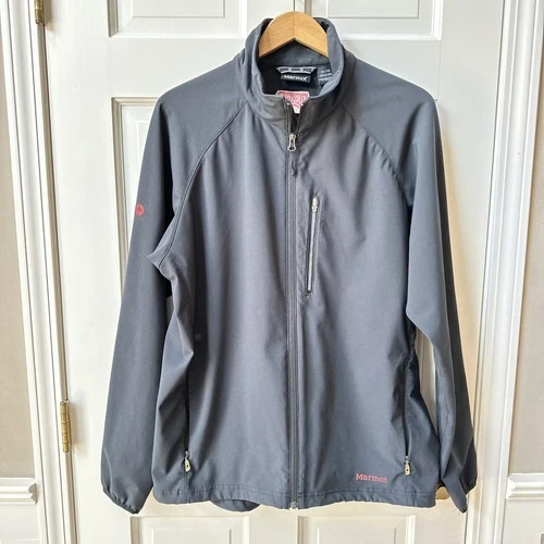 BIcycle Playing Cards Branded, Marmot Black Tempo Jacket Mens XL, Full Zip image 3
