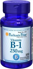 Puritan's Pride Vitamin B-1 250 mg - 100 Tablets