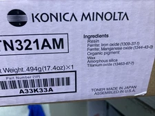 Konica Minolta TN321AM A33K33A Bizhub C224 C284 C364 Toner Cartridge (Magenta)