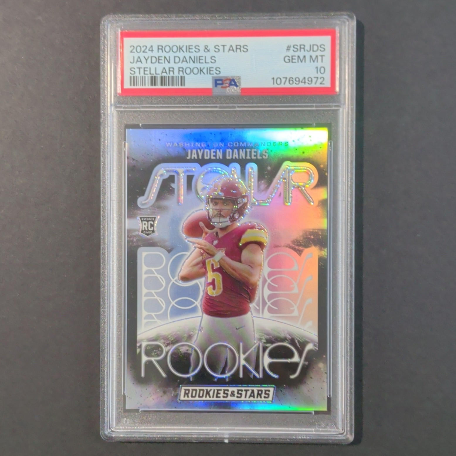 Jayden Daniels Panini Rookies & Stars Stellar Rookies #SRJDS Base