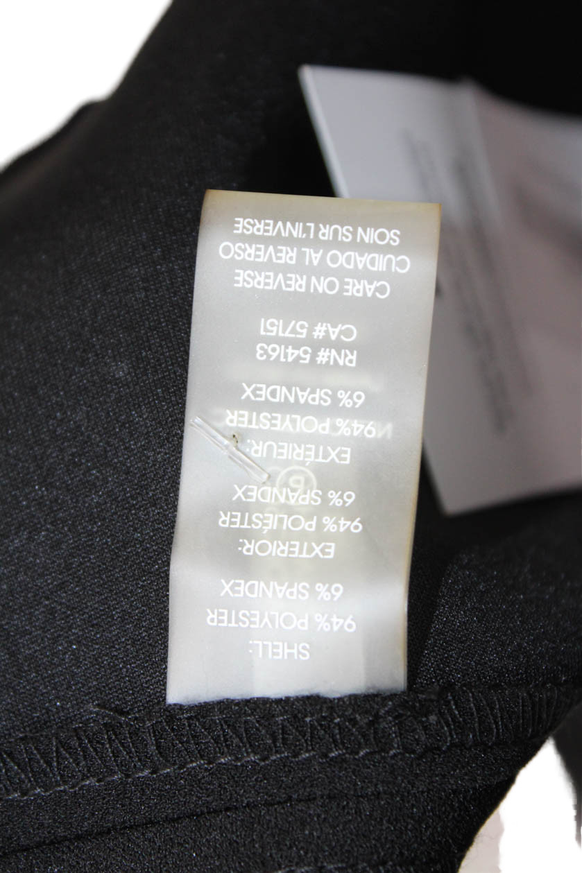 Calvin Klein Womens Sleeveless Ruffled Full Length Dress Black Size 6 thumbnail 6