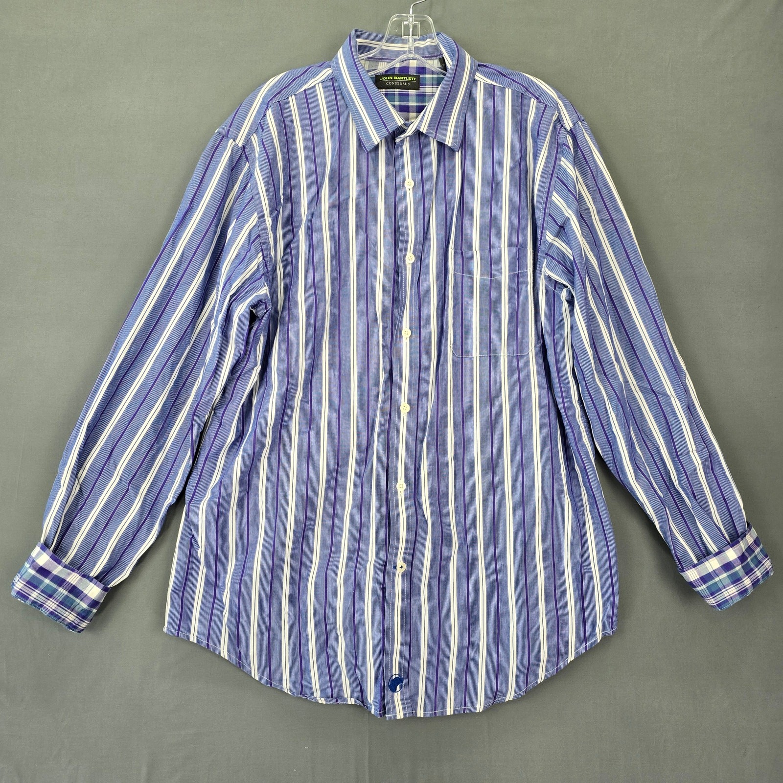 John Bartlett Consensus Purple Periwinkle Shirt S… - image 2