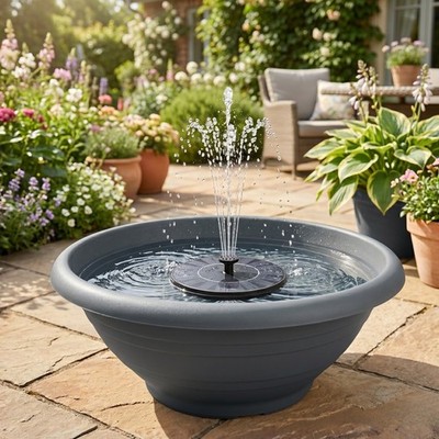 Solarbrunnen Set mit Akku
