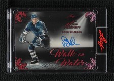2021 Leaf Art of Hockey Walk on Water Red 6/6 Doug Gilmour #WW-DG1 Auto HOF v9t