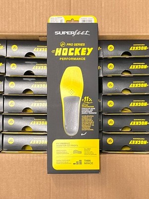 Superfeet Hockey Performance Insoles  Shoe Inserts  - Size E  M 9-10