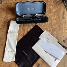 Gucci GG00940 Black Chunky Glasses Frames 54-14-140 with case cloth and cert