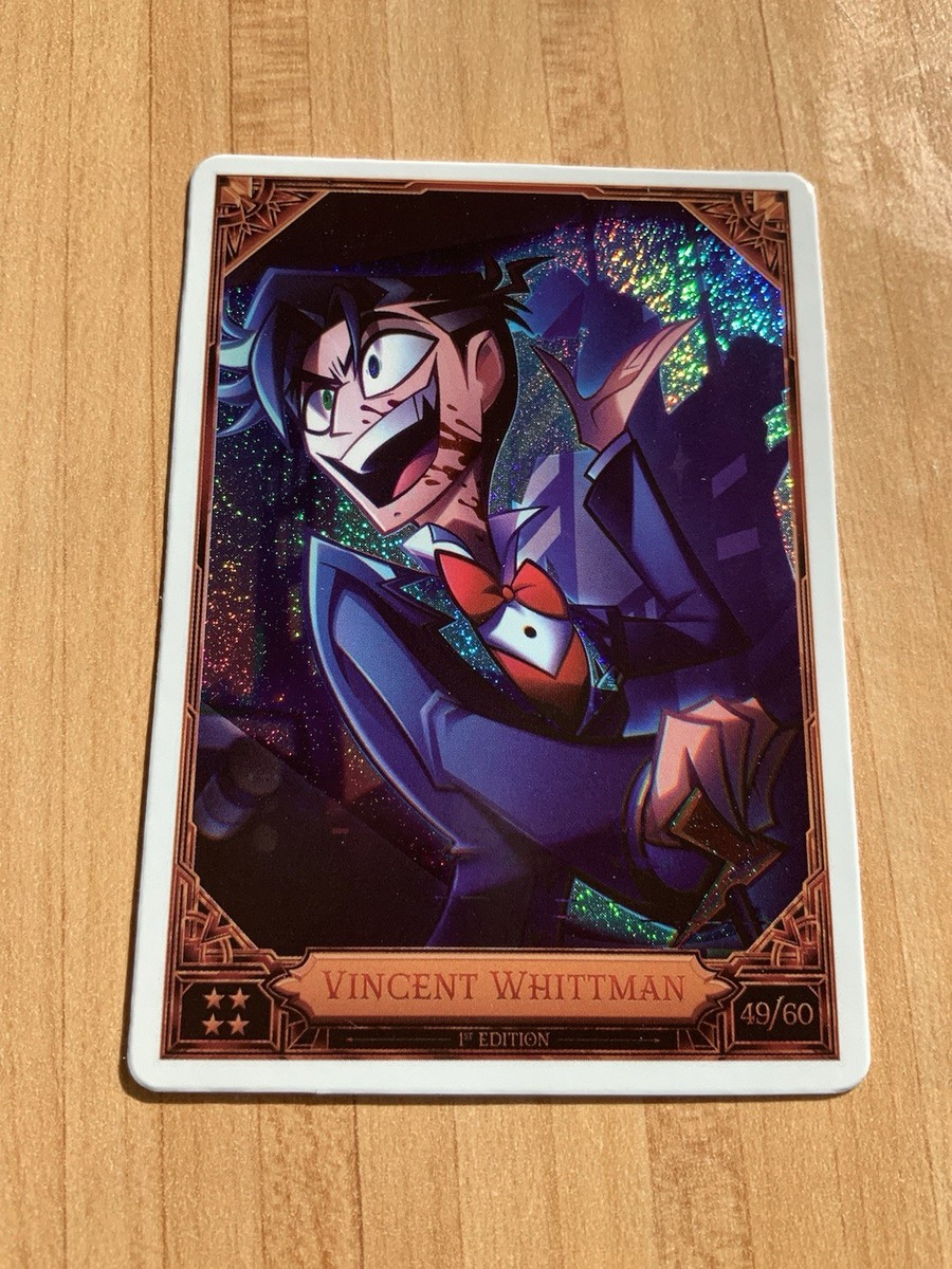 HAZBINHOTEL トレカ VINCENT WHITTMAN VOX Hazbin Hotel Vincent Whittman Holographic Card Super Rare 1st