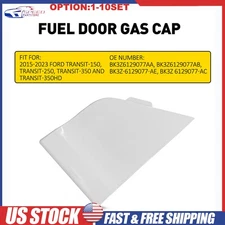 Fuel Gas Tank Filler Lid Door Cap Cover White Painted Fits Ford F150 2009-2014