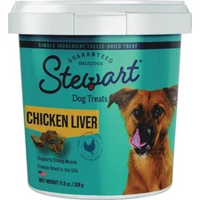 Stewart 11.5 Oz. Freeze-Dried Chicken Liver Dog Treat 401714 Stewart 401714