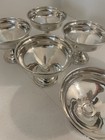 Set Of 6 Hamilton Sterling Weighted Sherbet Parfait Dessert Cups Monogrammed — photo 5