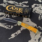 Case XX 58186 Stainless Knife Smooth Antique Bone Mini CopperLock Folding Knife