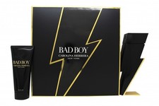 Image of Carolina Herrera Bad Boy Gift Set 100ml Eau de Toilette EDT + 100ml Shower Gel