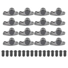 16pcs Roller Rocker Arms Self-aligning For Chevy Sbc 350 1.5 Ratio 716 In Stud