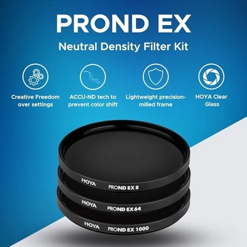 HOYA PRO ND EX Filter Kit 58mm Neutral Density Light Reduction 3 Filters - Image 2 of 4