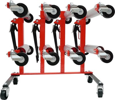 KS Tools performance Aufbewahrungsgestell mit vier mechanischen Rangierhilfen,