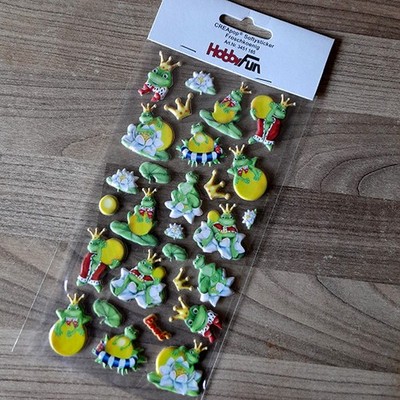 Softysticker · Froschkönig · Mini-Aufkleber · HobbyFun · 3451 185 · NEU
