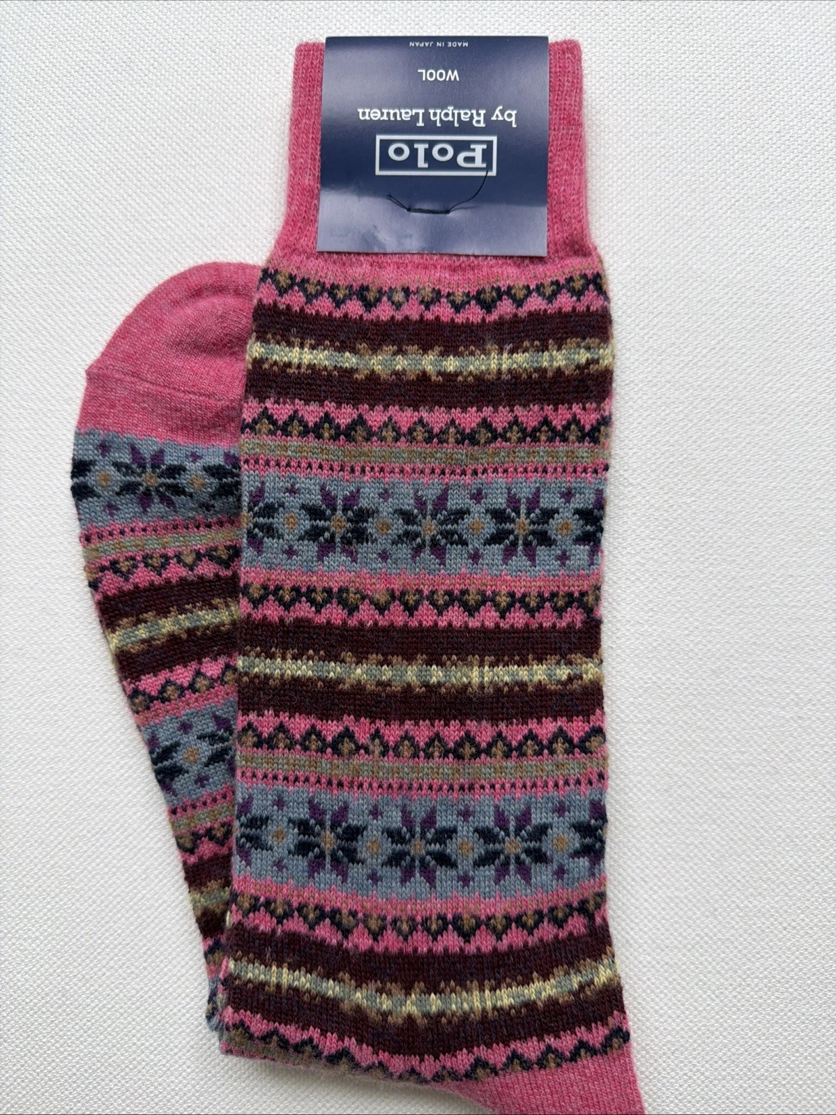 Polo Ralph Lauren Mens Fair Isle Wool Blend Socks NWT
Opens in a new window or tab