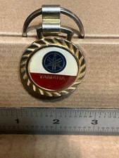 Vintage Advertising Brass & Steel Yamaha Motorcycles Key Ring