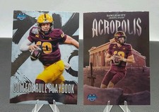 Sam Leavitt 2025 Bowman University Chrome Acropolis AND College Rule Playbook RC