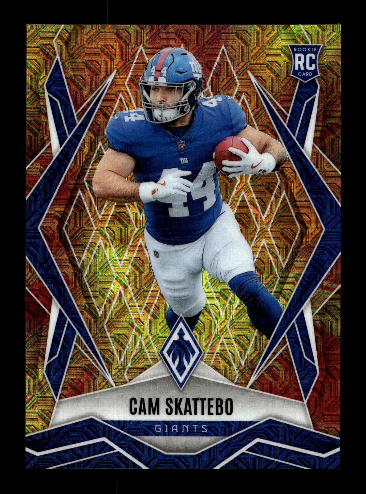 2025 Panini Phoenix Fireburst Prizm #168 Cam Skattebo RC Rookie 304/350 GIANTS