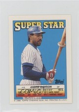 1988 Super Star Sticker Back Cards ( 97 192) Andre Dawson Keith Hernandez 1t8
