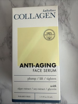 PaRadiance Collagen Anti-Aging Face Serum 1.7 Oz Firming Hydrating Skincare
