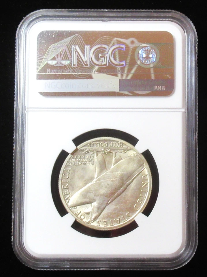 1936 50C Bridgeport MS65 NGC. Mintage 25,015 - Image 4 of 4