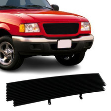 Fits 2001-03 Ford Ranger Xlt Xl 2wd Aluminum Black Billet Grille Insert Replace Fits 2001-03 Ford Ranger Xlt Xl 2wd Aluminum Black Billet Grille Insert Replace