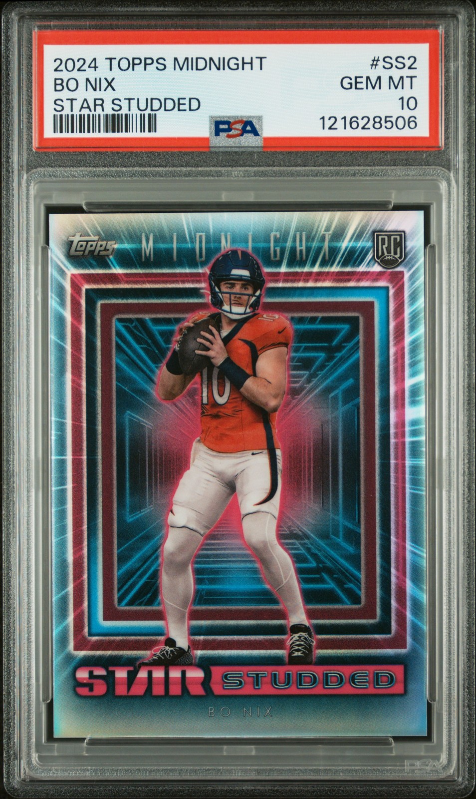 Bo Nix Topps Midnight Star Studded #SS2 Base