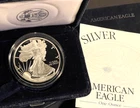 1997-P American Silver Eagle One Dollar .999 SILVER w/ OGP Box & COA ASE PROOF